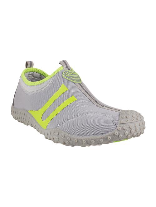 grey leatherette slip on casual shoes - 12899611 - Very Small Image - 1