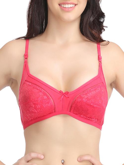 pink cotton bra - 12901741 - Very Small Image - 1