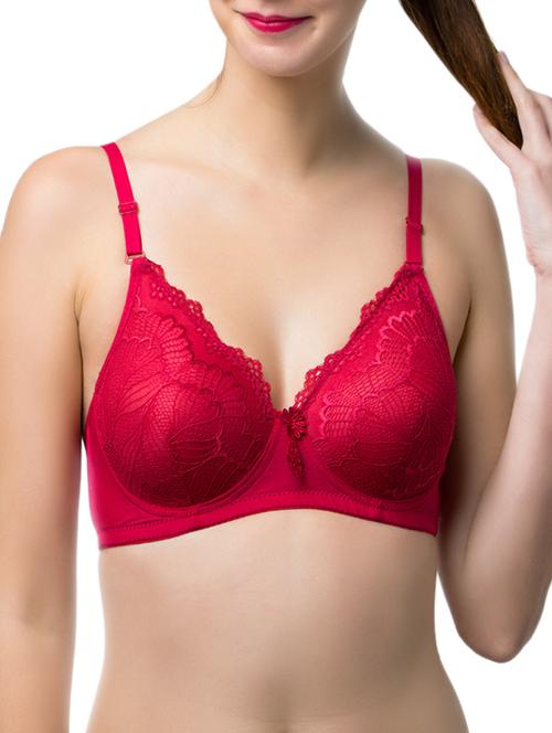 red nylon bra - 12902739 - Very Small Image - 1