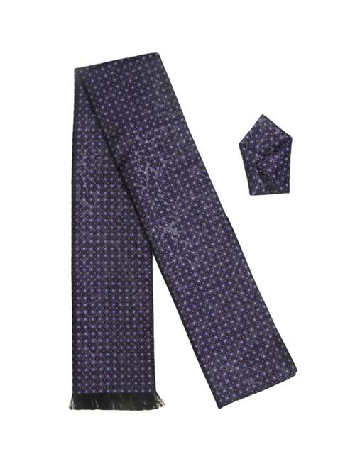 blue colored polyester muffler - 12902936 - Very Small Image - 1