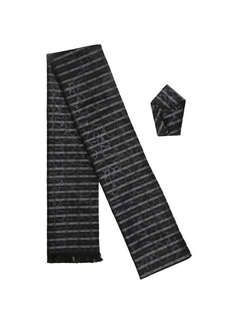 black polyester muffler - 12902955 - Very Small Image - 1