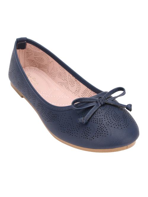 blue leather slip on ballerina - 12904322 - Very Small Image - 1