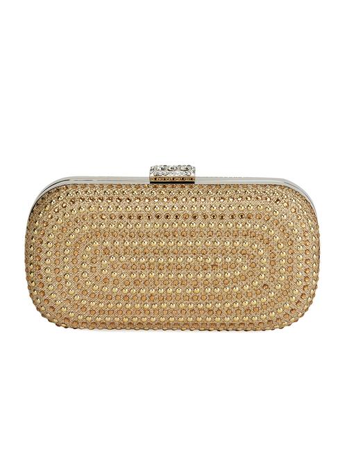beige leatherette clutch - 12904878 - Very Small Image - 1