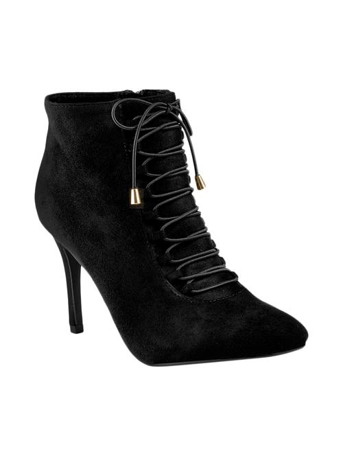 black suede laceup sandals - 12907910 - Very Small Image - 1