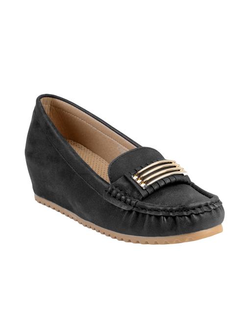 black suede slip on loafers - 12907939 - Very Small Image - 1