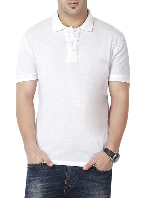 white polo t-shirt - 12908435 - Very Small Image - 1