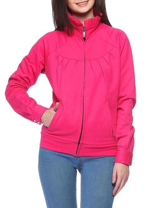 pink cotton bomber jacket - 12908467 - Very Small Image - 1