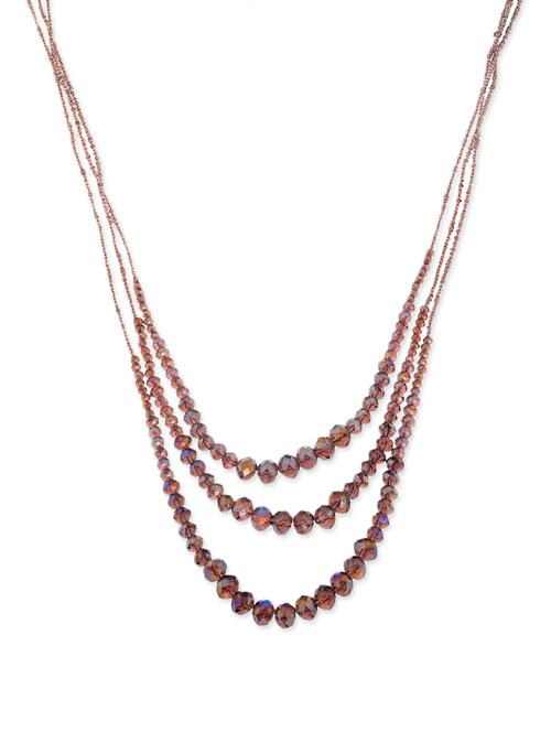 crystal collection stones embellished red long necklace for women - 12908899 - Very Small Image - 1