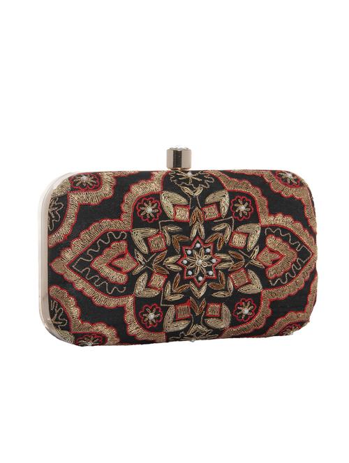 black polyester clutch - 12909212 - Very Small Image - 1