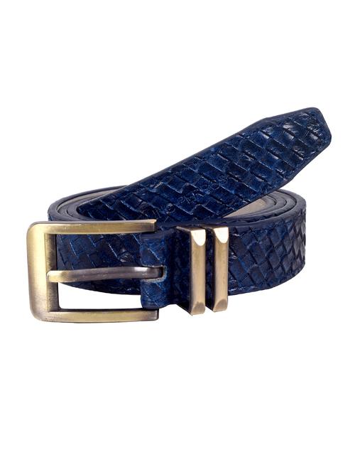 blue leatherette (pu belt - 12910155 - Very Small Image - 1