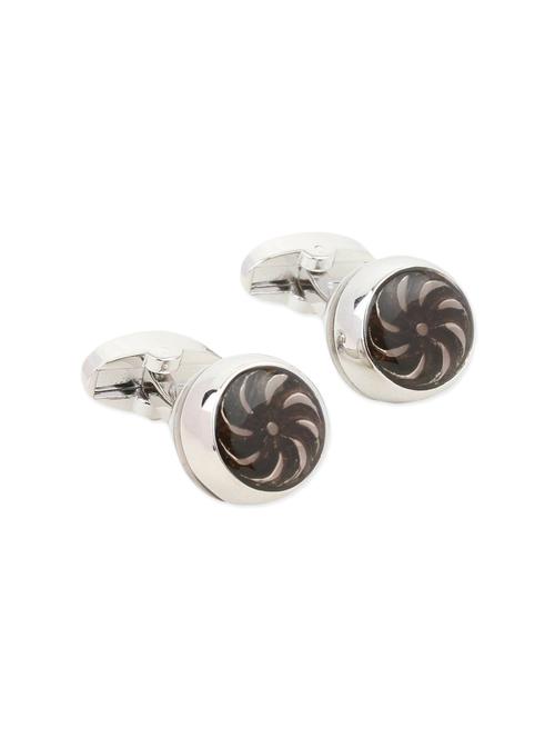 brown metal cufflink - 12913216 - Very Small Image - 1