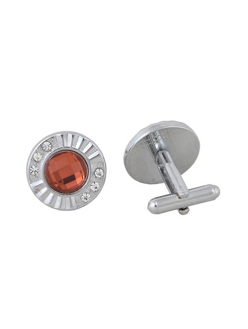 orange metal cufflink - 12913541 - Very Small Image - 1