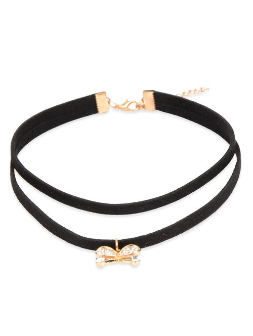 Diva Walk Black Fabric Choker - 12913645 - Very Small Image - 1