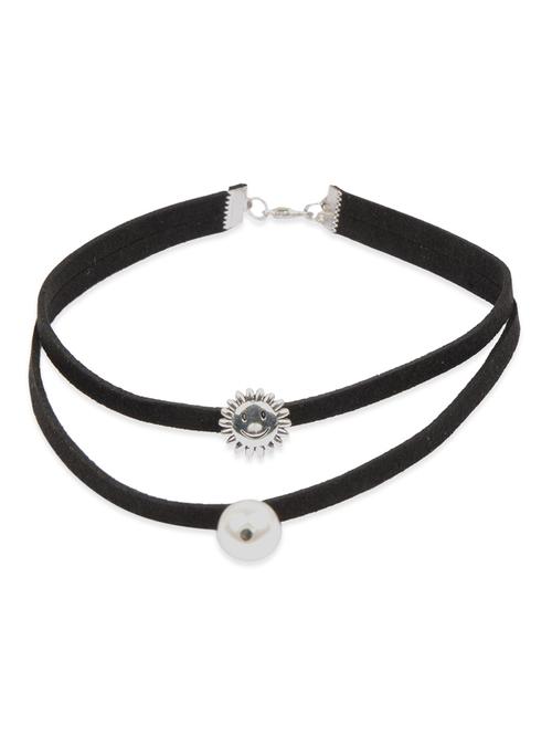 Diva Walk Black Fabric Choker - 12913650 - Very Small Image - 1
