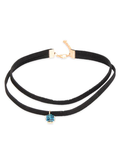 Diva Walk Black Fabric Choker - 12913652 - Very Small Image - 1
