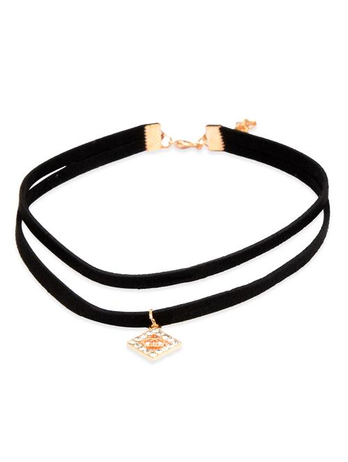Diva Walk Black Fabric Choker - 12913655 - Very Small Image - 1