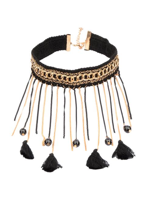 Diva Walk Black Fabric Choker - 12913669 - Very Small Image - 1