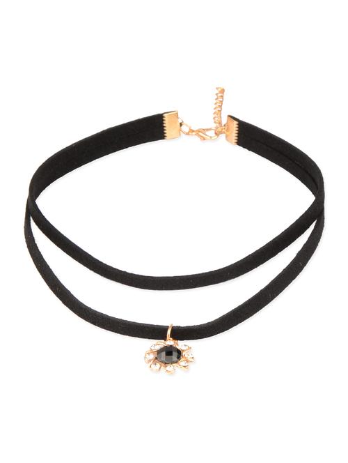 Diva Walk Black Fabric Choker - 12913699 - Very Small Image - 1