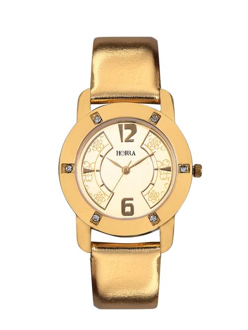 horra analog gold dial women's watch -hr816flg032 - 12914747 - Very Small Image - 1