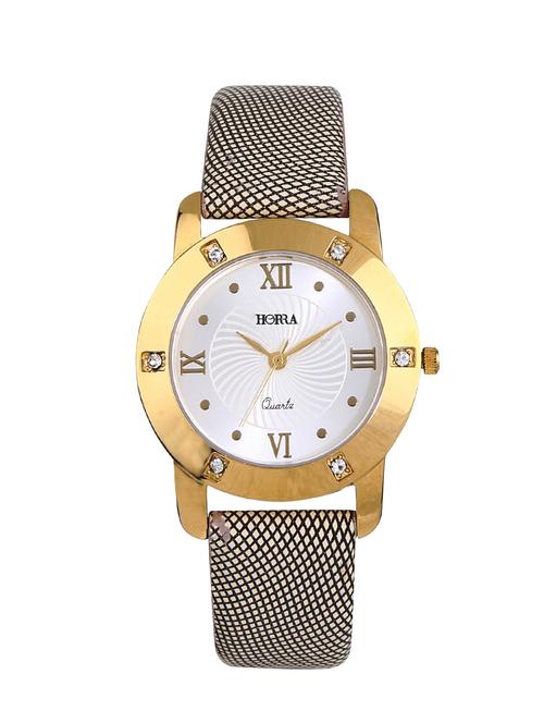 horra analogue white dial watch for women-hr816flw033 - 12914749 - Very Small Image - 1