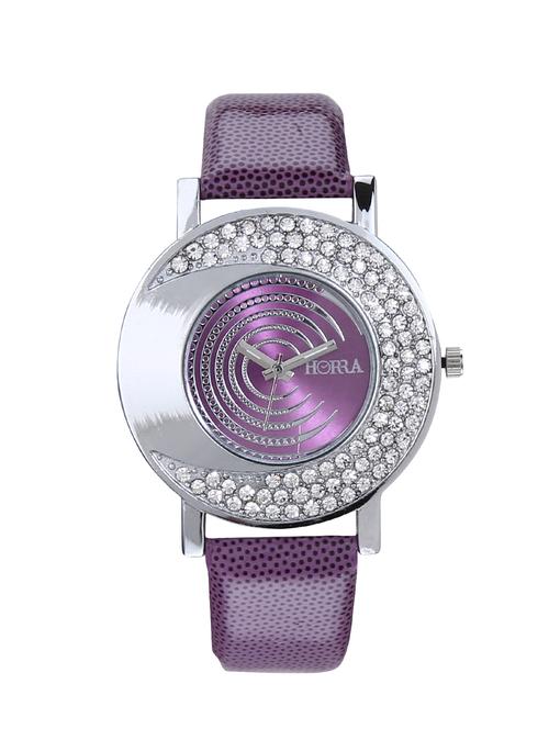 horra analog purple dial women's watch -hr816flpr050 - 12914756 - Very Small Image - 1