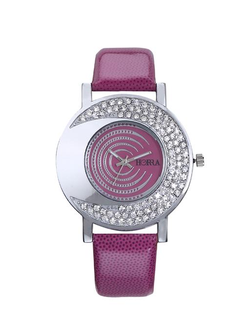 horra analog pink dial women's watch -hr816flpk052 - 12914758 - Very Small Image - 1