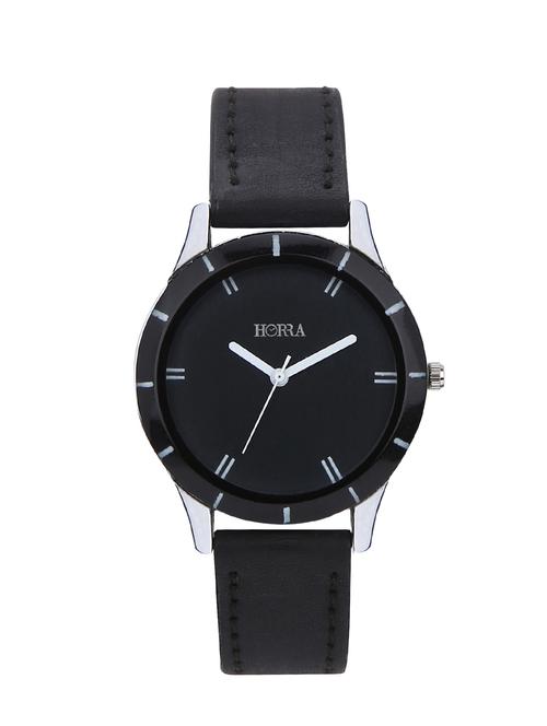 horra analogue black dial watch for unisex-hr816flbk016 - 12914773 - Very Small Image - 1