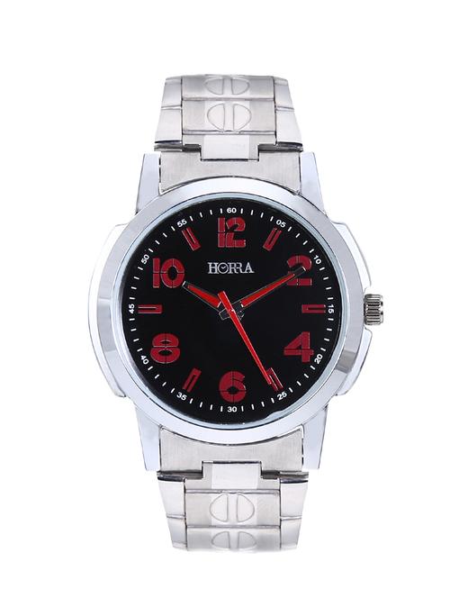 horra analogue black dial watch for men-hr816mssbk003 - 12914774 - Very Small Image - 1