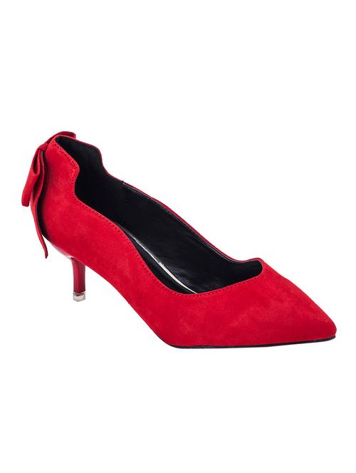 red suede slip on pumps - 12915720 - Very Small Image - 1