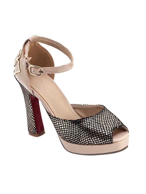 beige ankle strap sandal - 12915735 - Very Small Image - 1