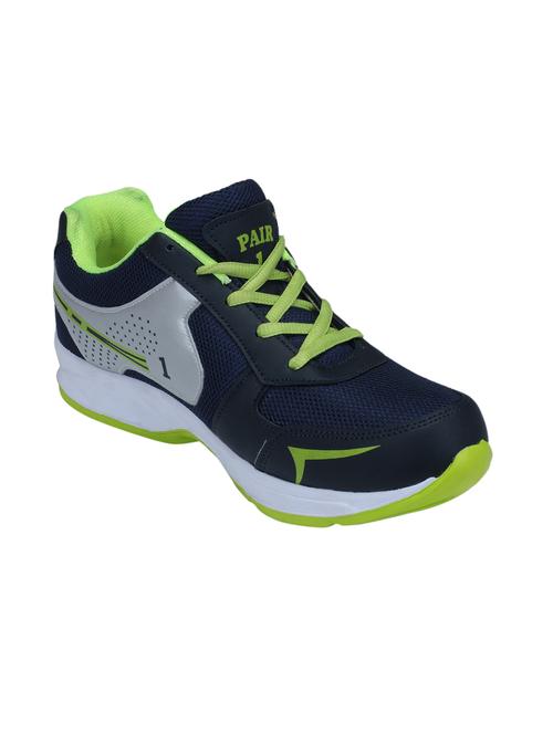 navy mesh sport shoes - 12916546 - Very Small Image - 1