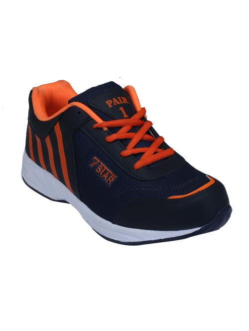 navy mesh sport shoes - 12916548 - Very Small Image - 1