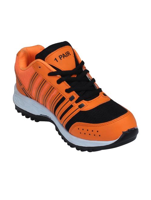 orange lace up sport shoe - 12916552 - Very Small Image - 1