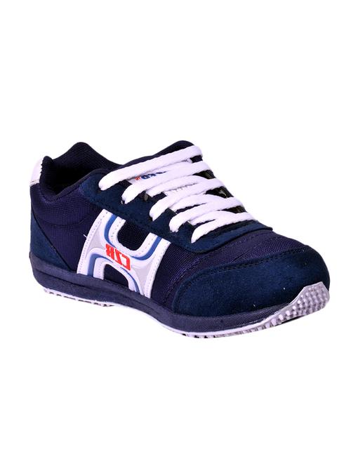 navy fabric sport shoes - 12916585 - Very Small Image - 1