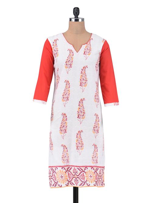 cotton printed kurta - 1291899 - Very Small Image - 1
