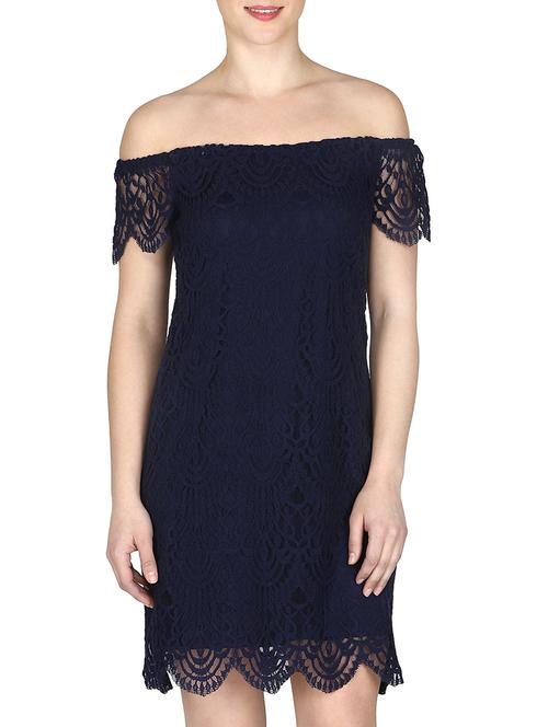 navy blue nylon dress - 12919473 - Very Small Image - 1