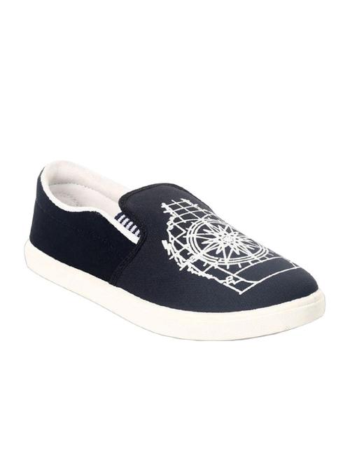 blue canvas slip on shoes - 12921069 - Very Small Image - 1