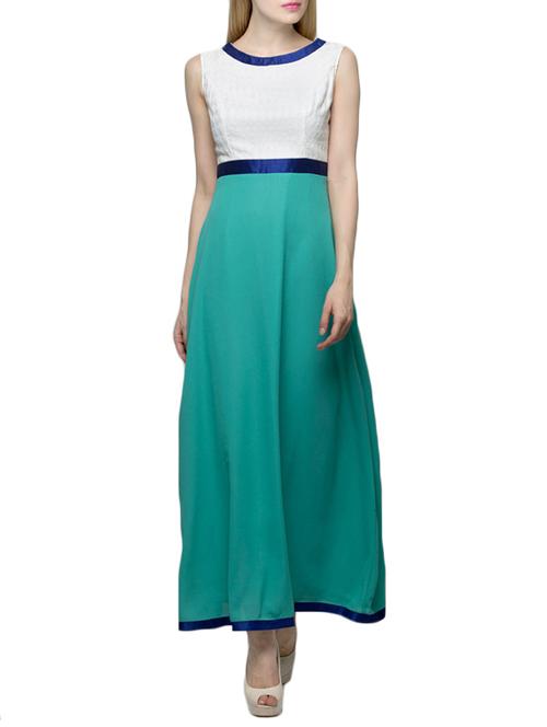 blue crepe dress - 12927723 - Very Small Image - 1