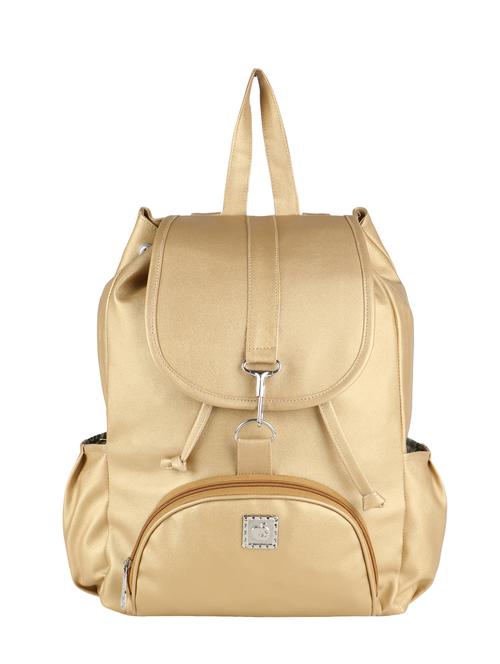 gold leather regular backpack - 12930087 - Very Small Image - 1