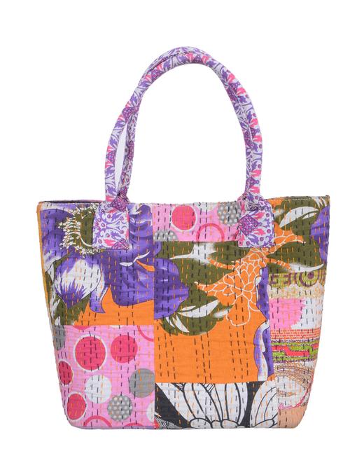 orange canvas handbag - 12930181 - Very Small Image - 1