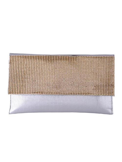 silver leatherette purse - 12931499 - Very Small Image - 1