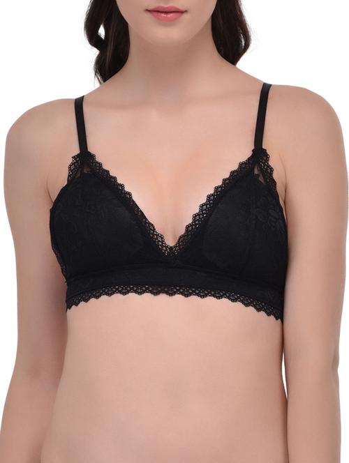 solid black lace bra - 12932096 - Very Small Image - 1