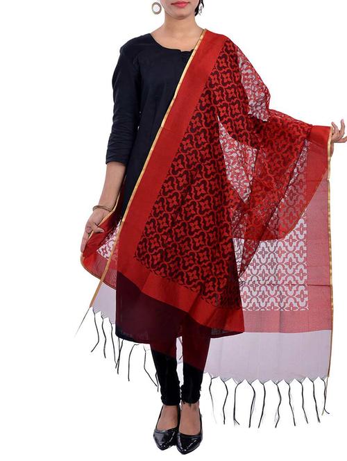 red net dupatta - 12936091 - Very Small Image - 1