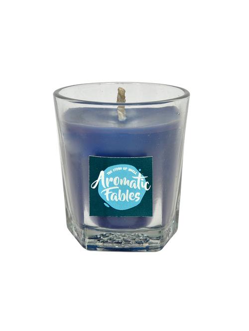 first row aromatic fables 8oz magnet fragrance soy wax scented decorative gifting blue color glass candle - 12937763 - Very Small Image - 1