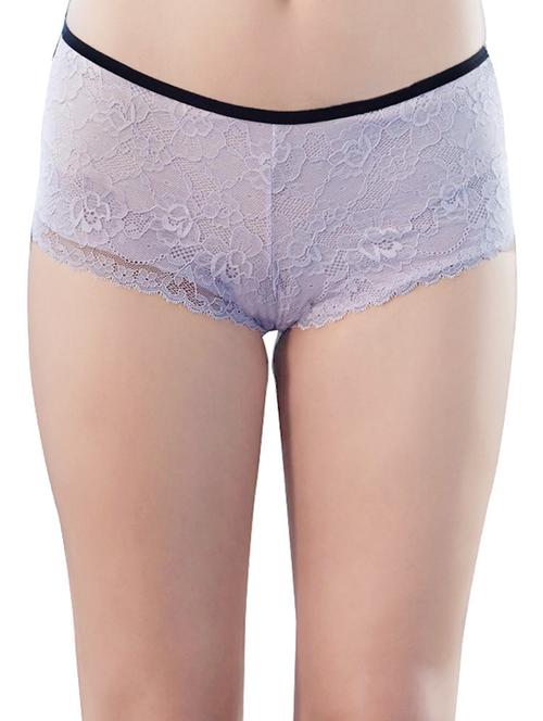 purple nylon hipster panty - 12938161 - Very Small Image - 1
