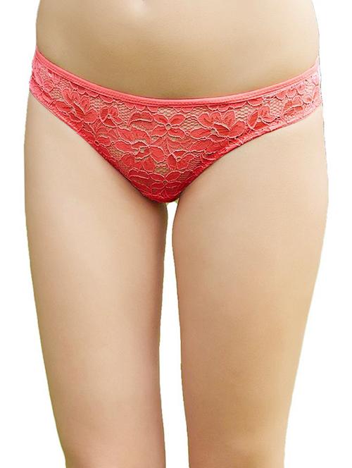 orange nylon bikini panty - 12938180 - Very Small Image - 1