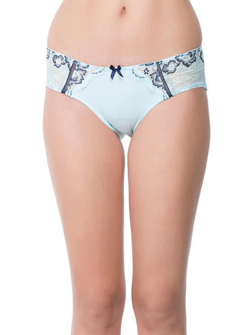 blue nylon bikini panty - 12938224 - Very Small Image - 1