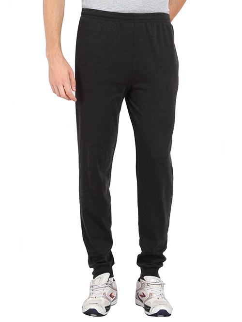 grey cotton full length track pant - 12938836 - Very Small Image - 1