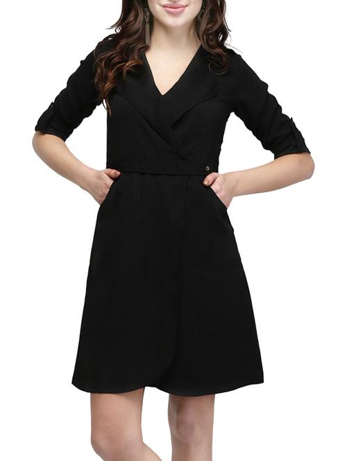women's solid dress - 12950614 - Very Small Image - 1