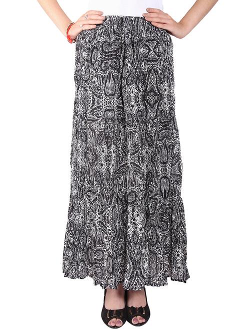 grey cotton skirt - 12951264 - Very Small Image - 1